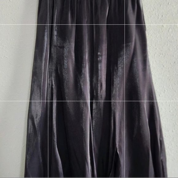 NWT J.R. Nites Black Pleated Formal Midi Skirt   Size 8P - Picture 1 of 14